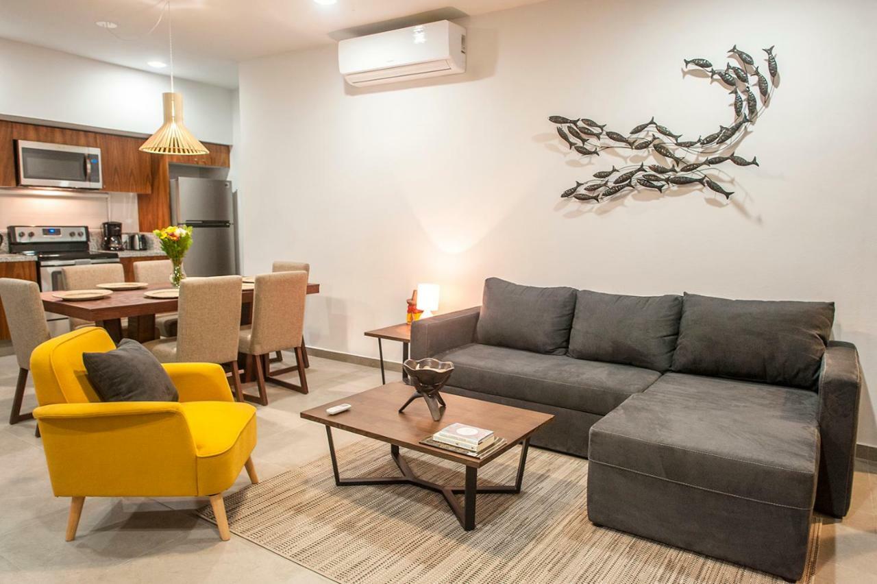 Gulliver Condo - Free Beach Club Access & Bikes Тулум Экстерьер фото